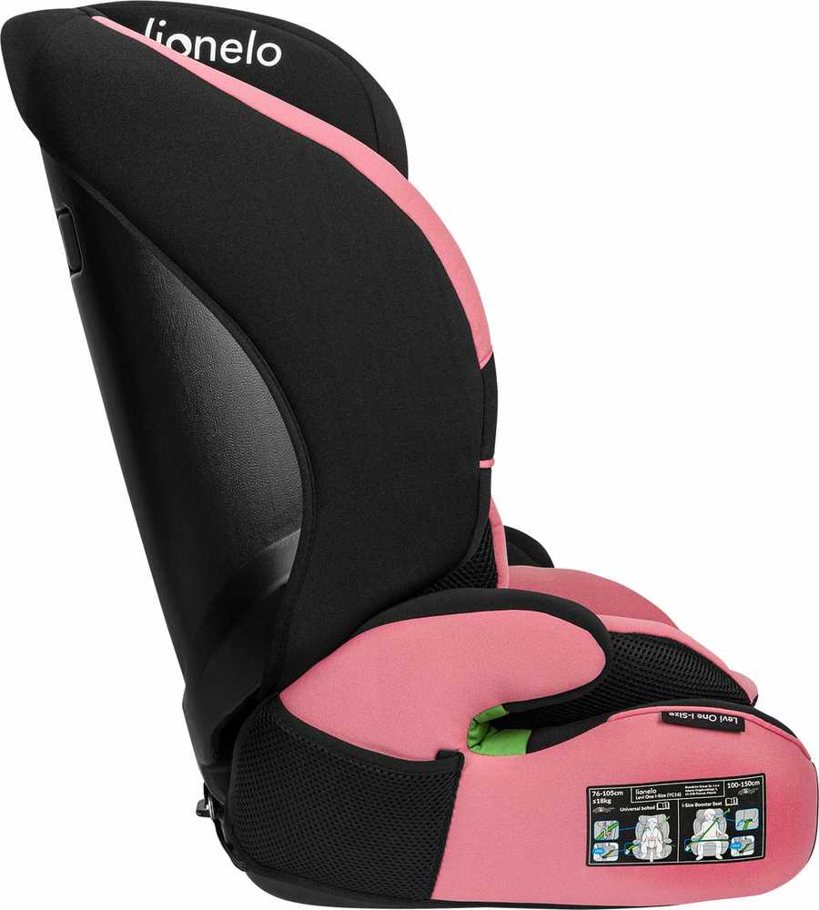 LIONELO Levi One i-Size Rožinė Rose automobilinė kėdutė