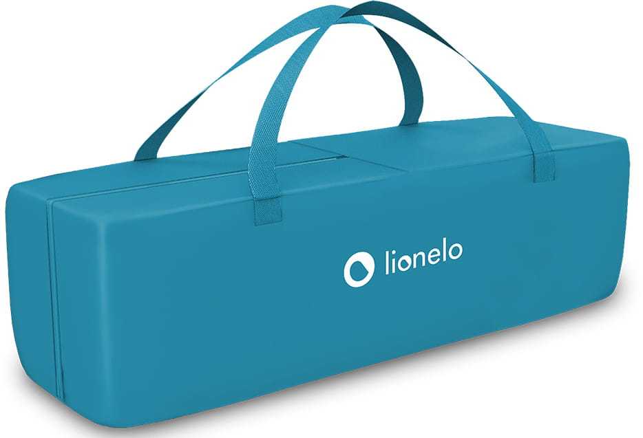 LIONELO Kelioninė lovelė Stefi Žalias Turquoise