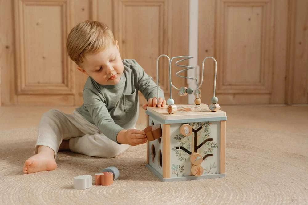 Little Dutch Medinis žaidimų kubas Miško draugai