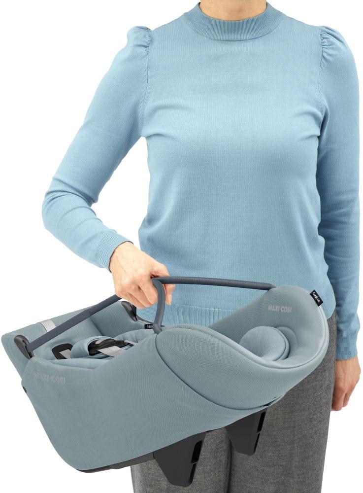 Maxi-Cosi Coral 360 - pasukama autokėdutė ~ 0-12 kg | BLK Essential Pilkas