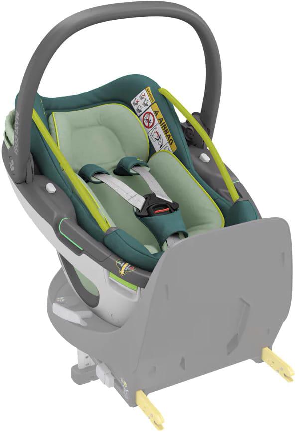 Maxi-Cosi Coral 360 automobilinė kėdutė + FamilyFix 360 Bazė - Essential Neo Žalias 0-13 kg