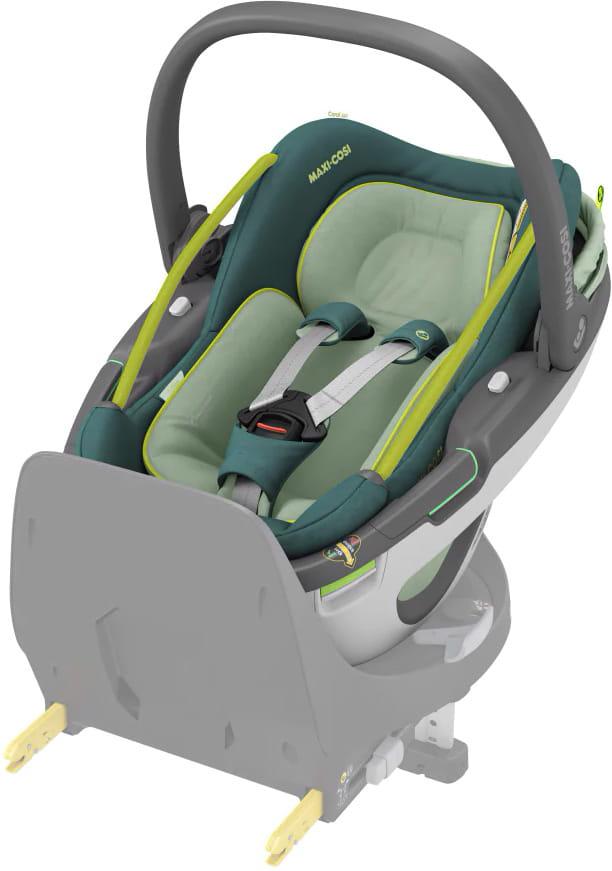 Maxi-Cosi Coral 360 automobilinė kėdutė + FamilyFix 360 Bazė - Essential Neo Žalias 0-13 kg