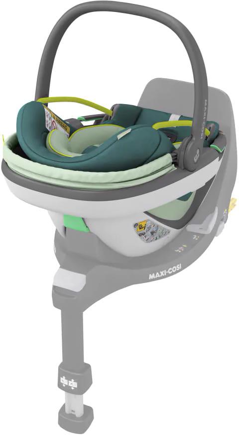 Maxi-Cosi Coral 360 automobilinė kėdutė + FamilyFix 360 Bazė - Essential Neo Žalias 0-13 kg