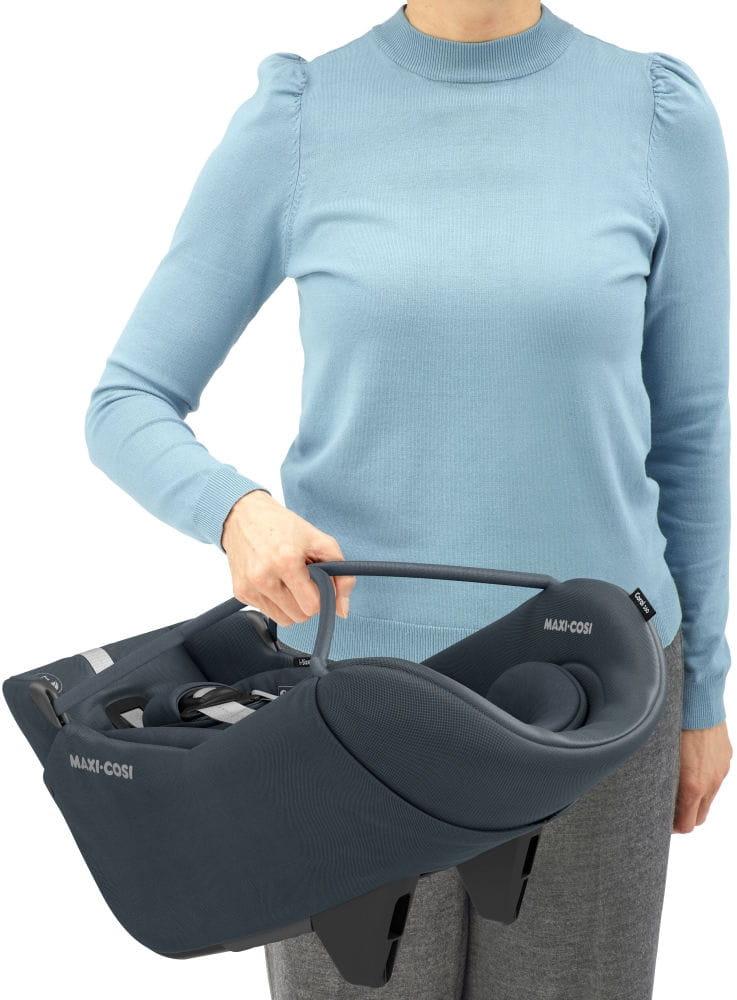 Maxi-Cosi Coral 360 i-Size automobilinė kėdutė Essential Graphite 0-13 kg