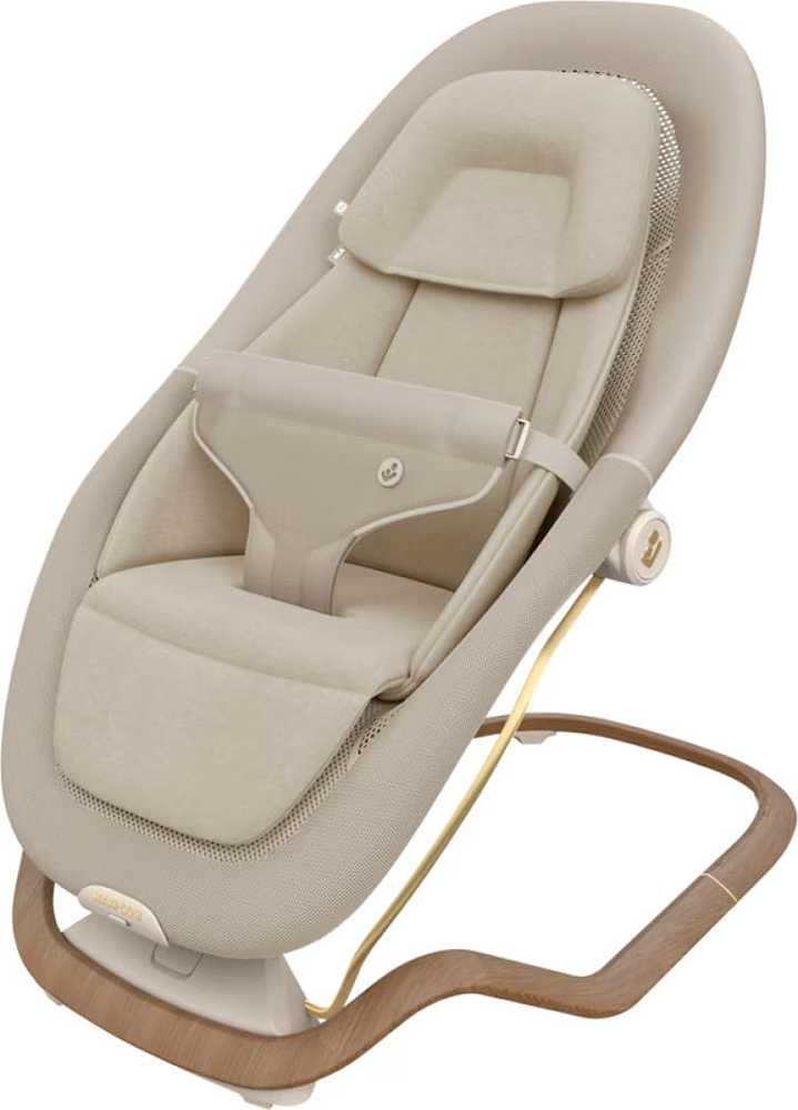 Maxi Cosi Dove Pro - bouncer, rocker, minkšta vaikiška kėdutė | Elegance rusvai gelsvas