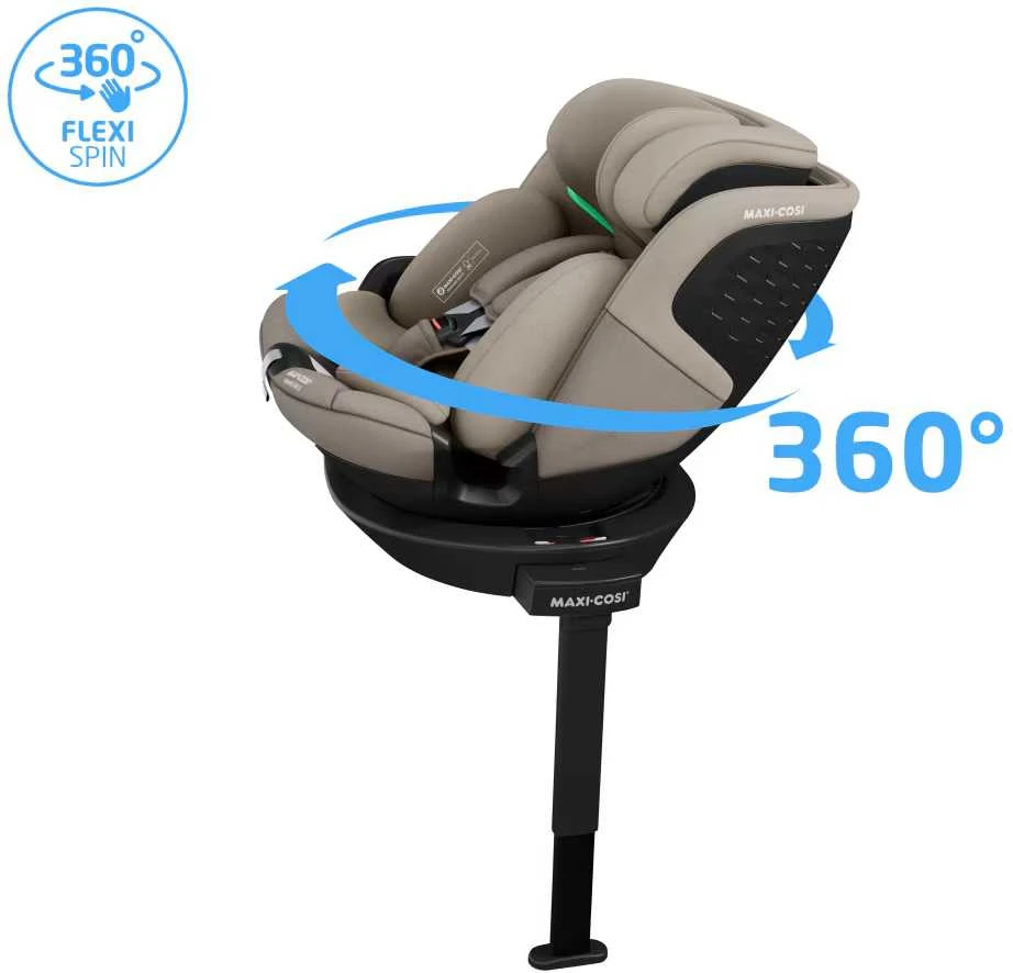 Maxi Cosi Emerald 360 S su besisukančia baze