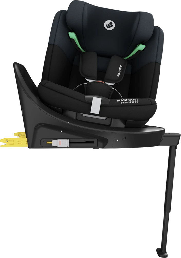 Maxi Cosi Emerald 360 S su pasukamu pagrindu ir atrama