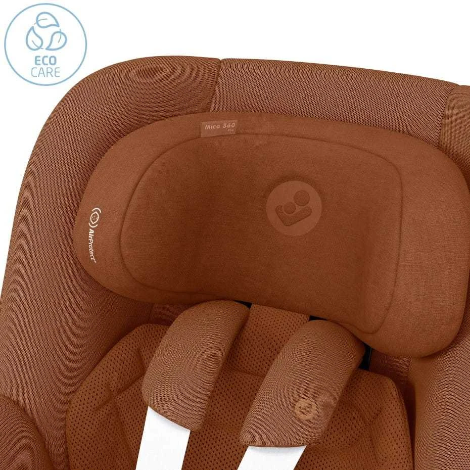 Automobilinė kėdutė Maxi-Cosi Mica 360 Pro, su i-Size, 0-18 kg (40-105 cm), rudos spalvos