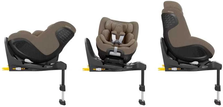Automobilinė kėdutė Maxi-Cosi Mica 360 Pro, su i-Size, 0-18 kg (40-105 cm), rudos spalvos