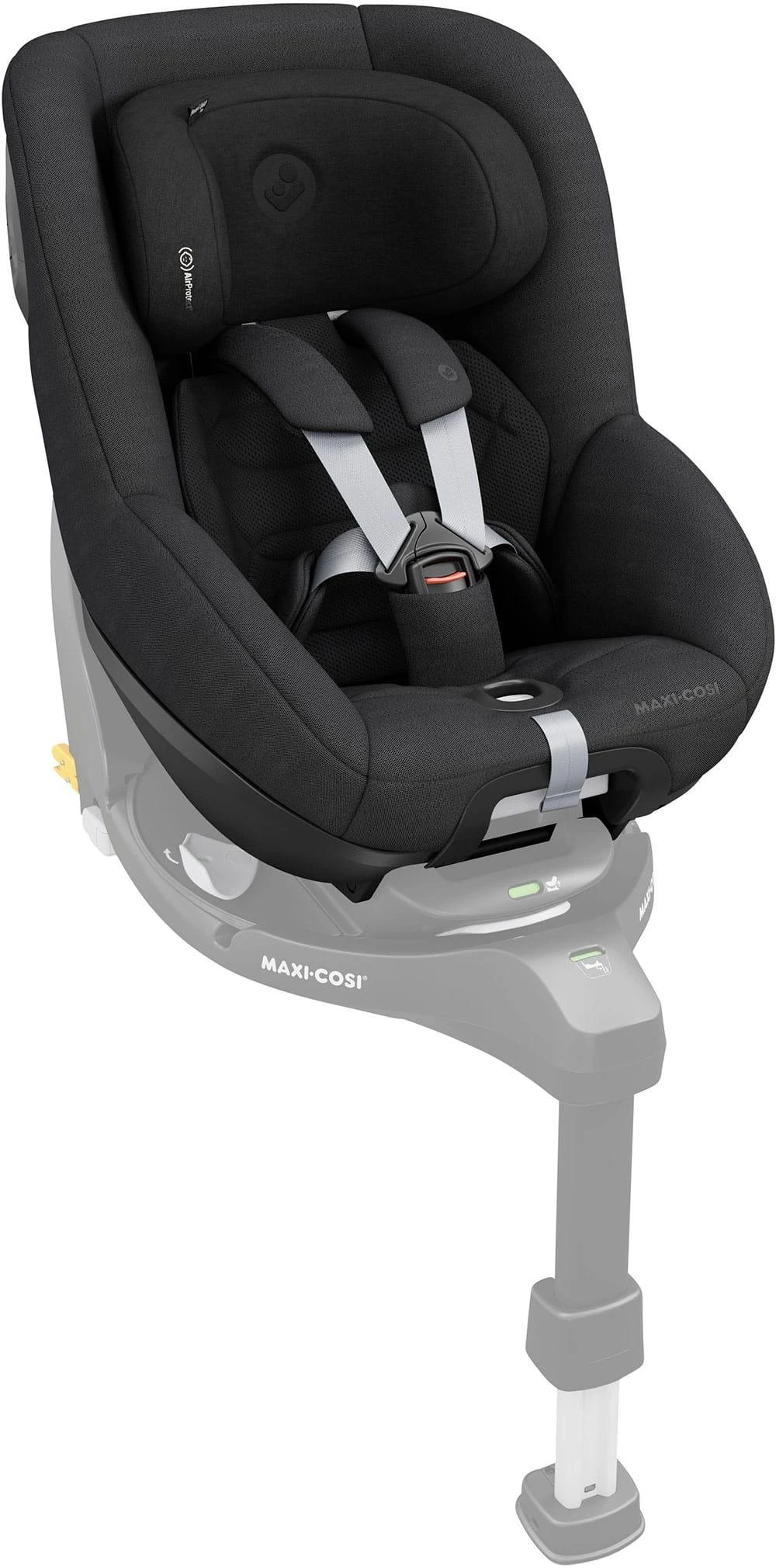 Maxi-Cosi Pearl 360 PRO juoda kėdutė su diržais