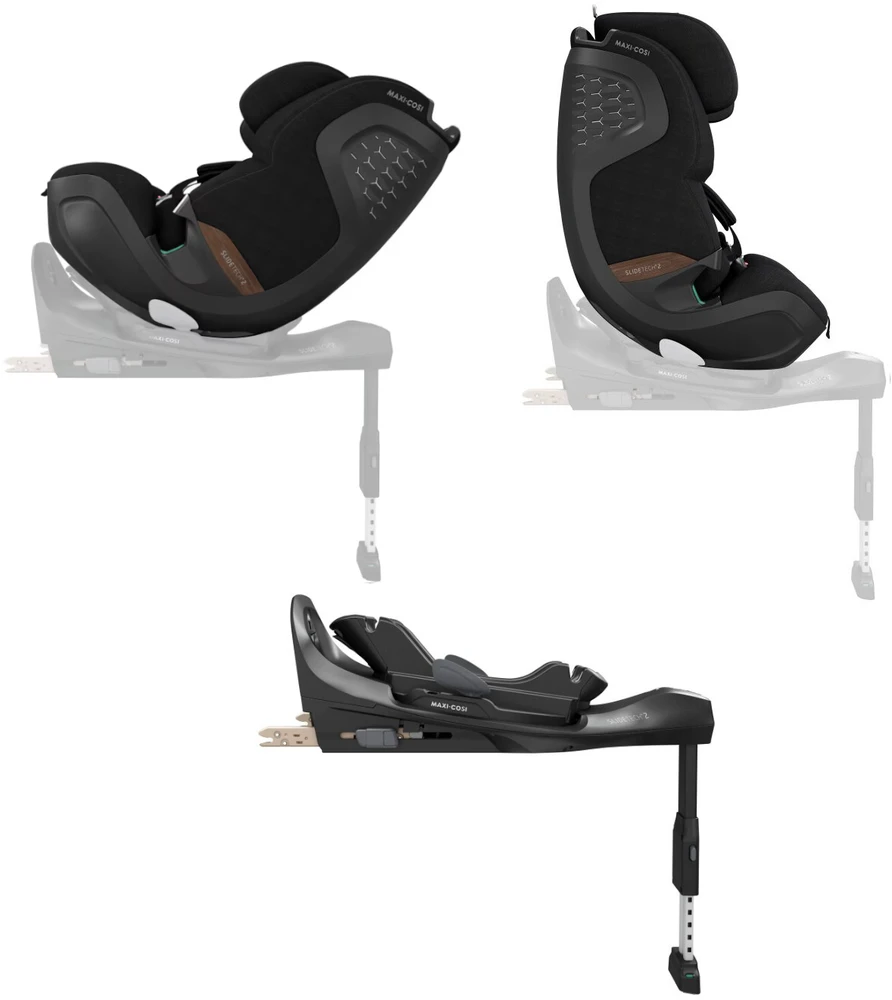 MAXI COSI automobilinė kėdutė PEARL XL SLIDE PRO, Authentic Juodas, 61-150 cm., 8623251110