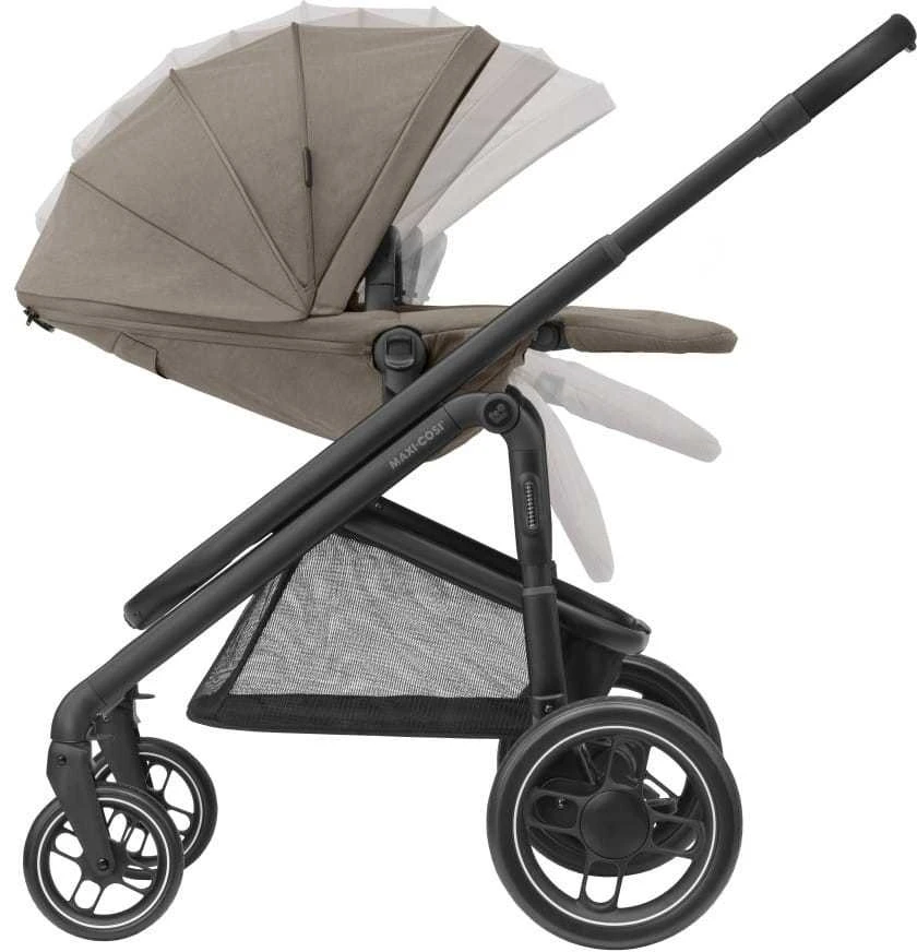 Maxi-Cosi Plaza + - daugiafunkcis vežimėlis, 2in1 komplektas | Tvilinis triufelis
