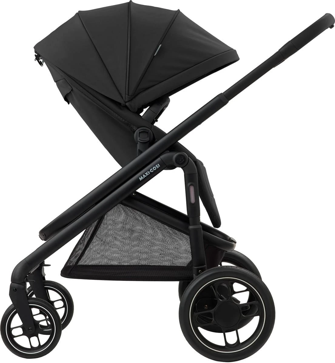 Maxi-Cosi Plaza + - daugiafunkcinis wózek, komplektas 2w1 | Essential Juodas