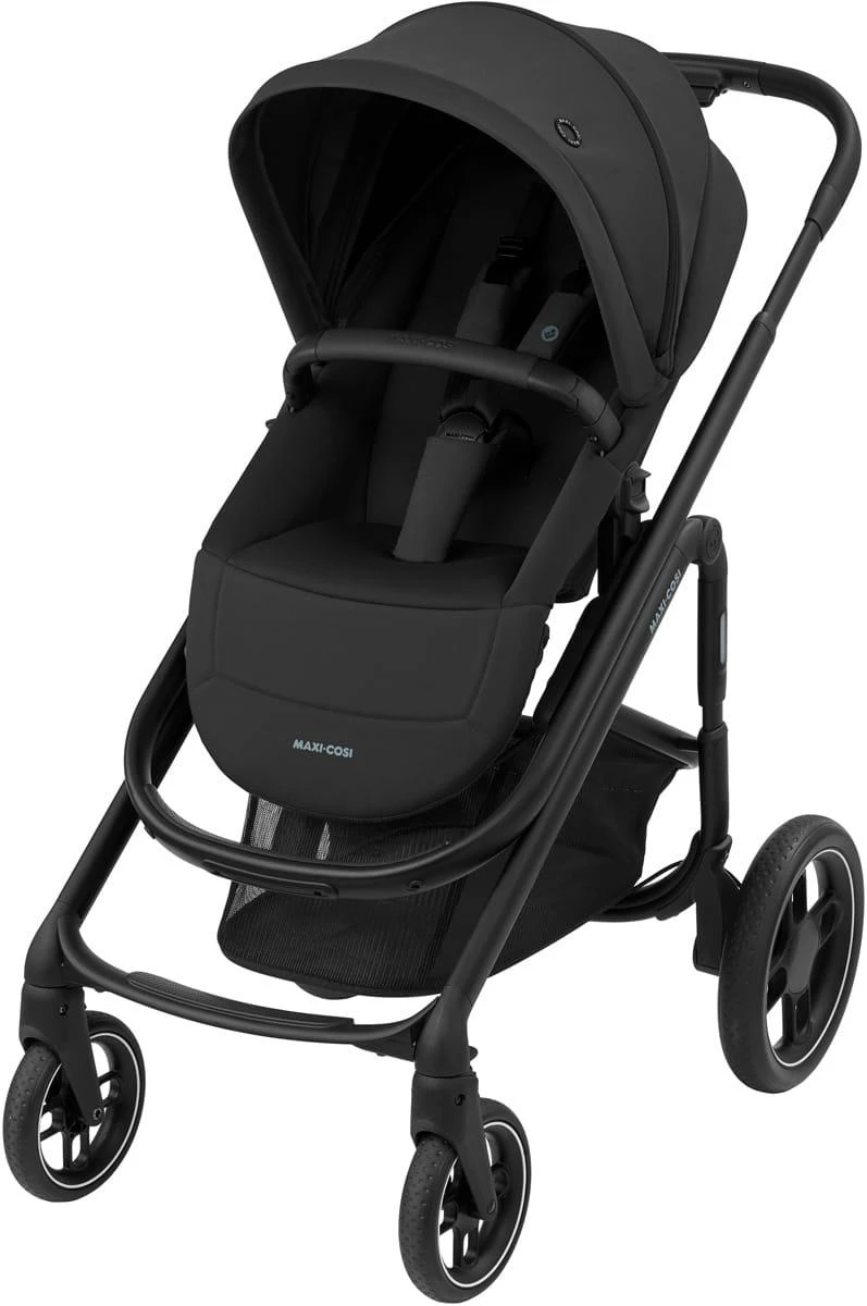 Maxi-Cosi Plaza + - daugiafunkcinis wózek, komplektas 2w1 | Essential Juodas