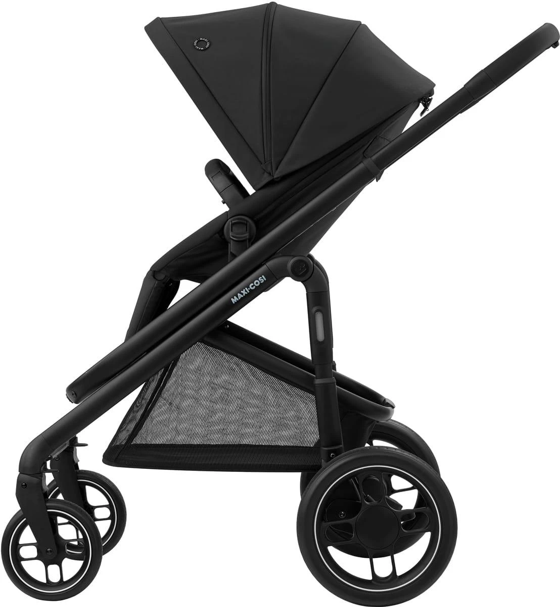 Maxi-Cosi Plaza + - daugiafunkcinis wózek, komplektas 2w1 | Essential Juodas