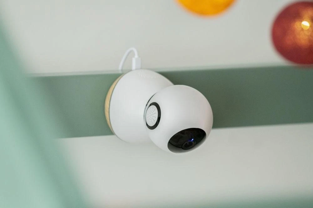 Maxi-Cosi See – internetinė kamera, WiFi HD kūdikių monitorius | Baltas mediena