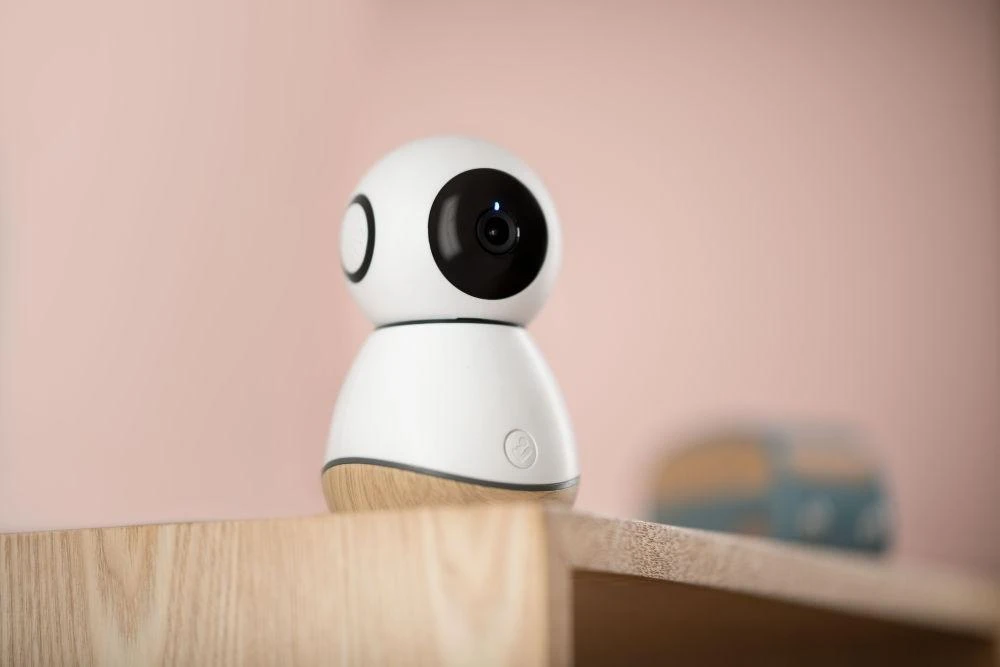 Maxi-Cosi See – internetinė kamera, WiFi HD kūdikių monitorius | Baltas mediena