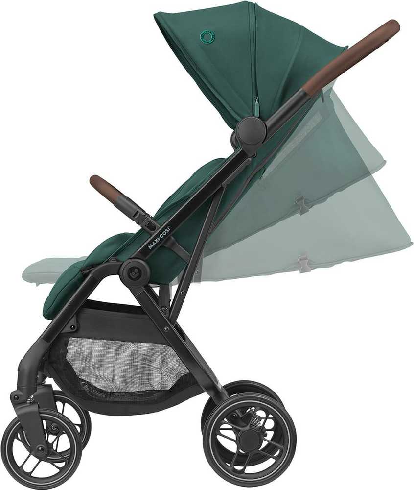 Maxi Cosi Soho - kompaktiškas vežimėlis | Essential Žalias