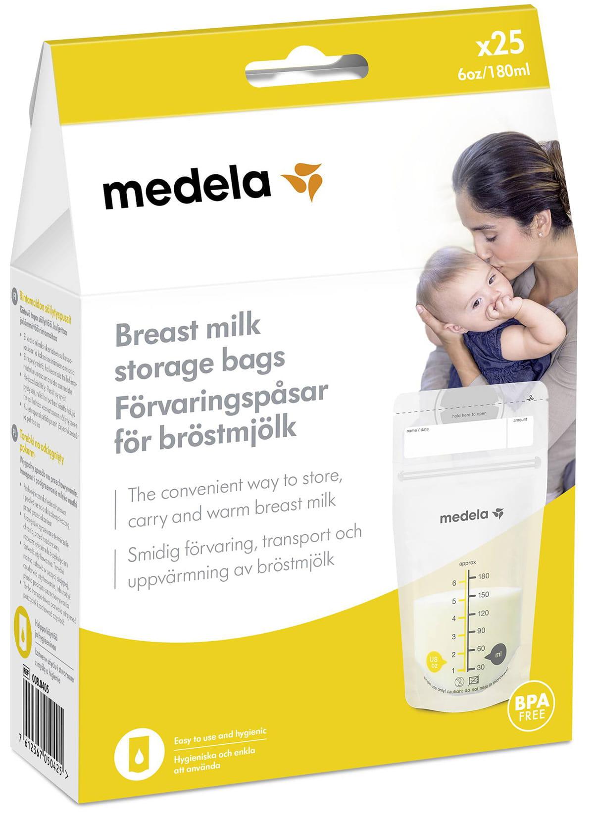 Medela motinos pieno laikymo maišeliai 25 vnt