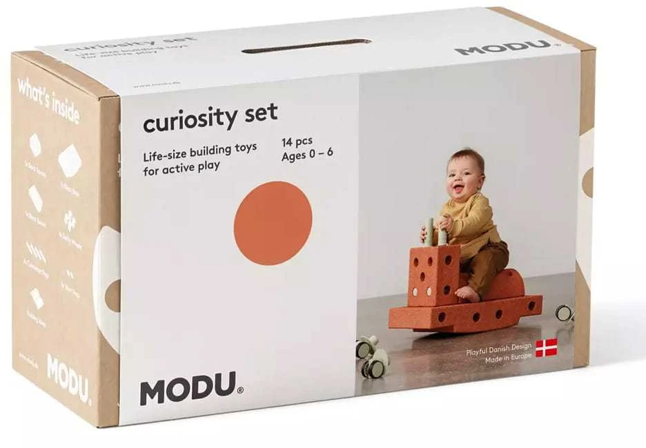 Modu Curiosity Blocks 4in1 – dideli, kūrybingi blokeliai iš EVA putų | Degintas apelsinas