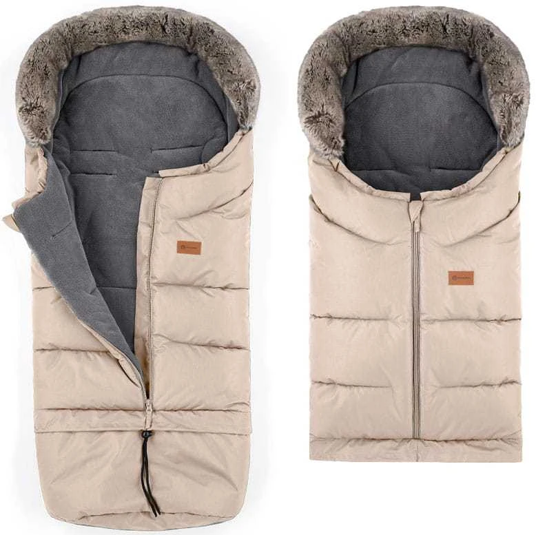 Petite&Mars Arctic - šiltas, žieminis miegmaišis 4in1 | Rožių žiedlapis