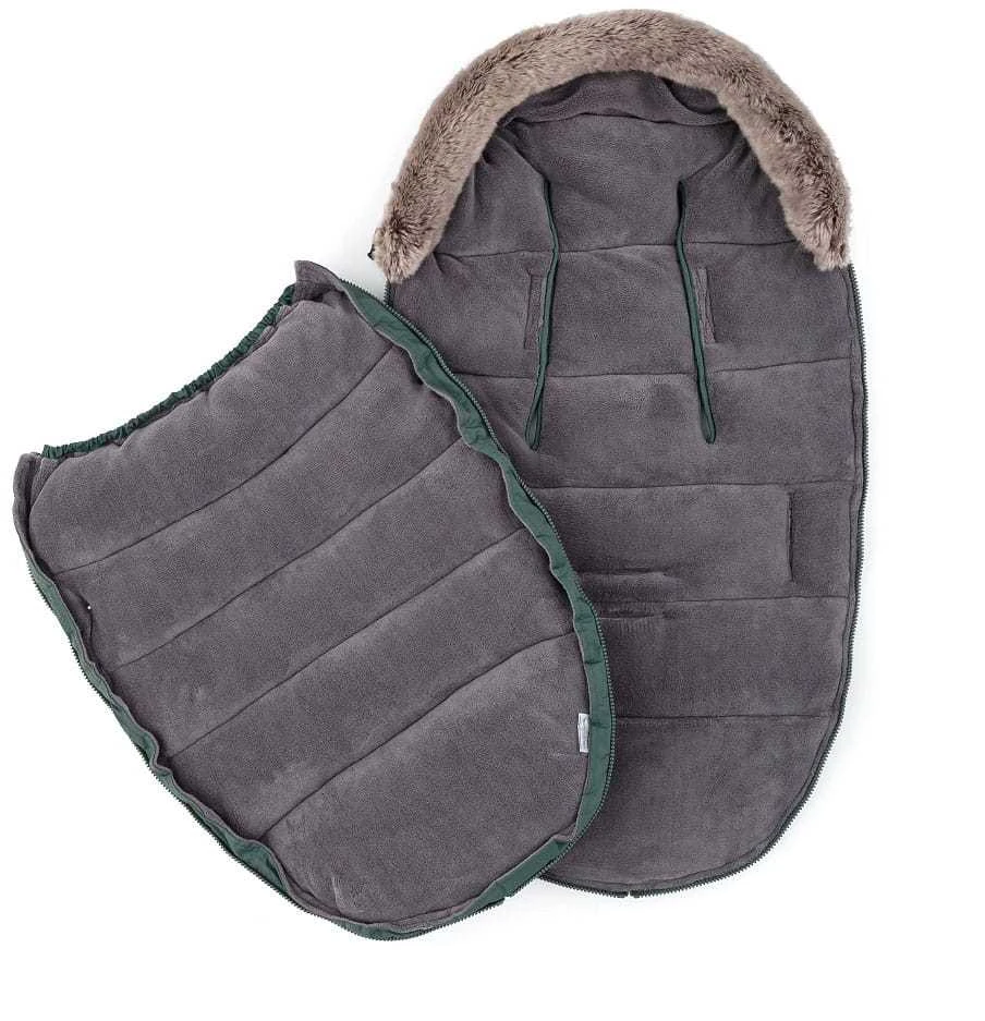 Petite&Mars Comfy 4in1 - žieminis miegmaišis vežimėliui | Tikras chaki