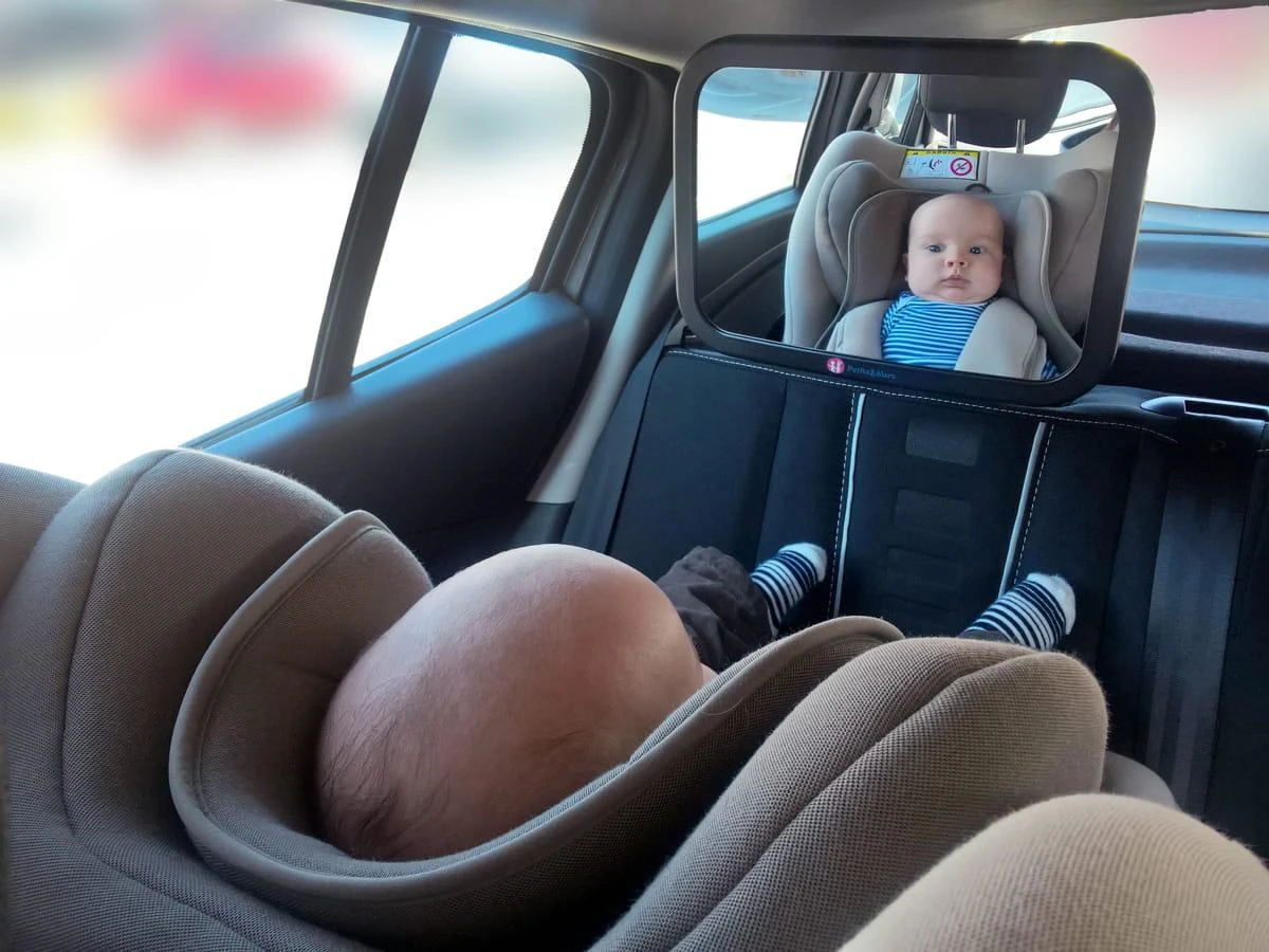 Kūdikio galinio vaizdo veidrodėlis automobiliui