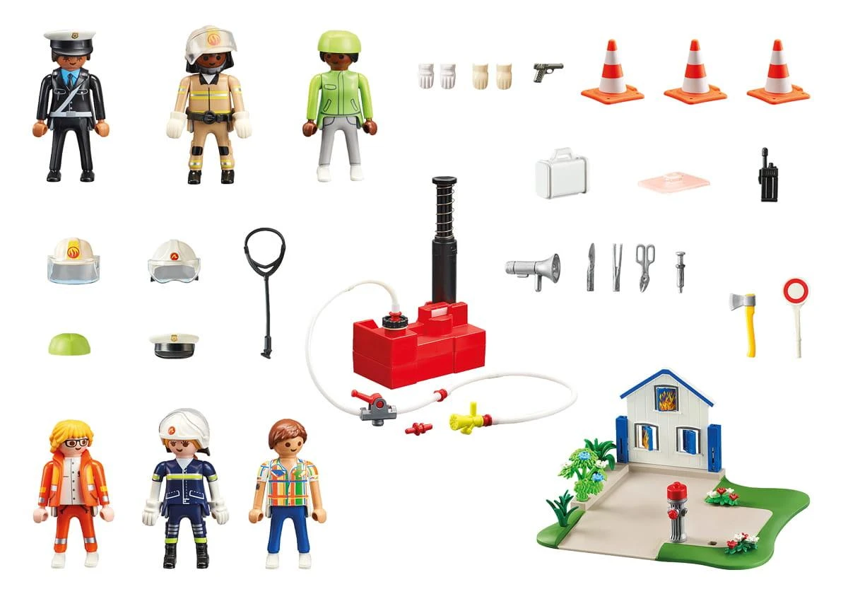 Playmobil My Figures gelbėjimo figūrėlės kaladėlėms 120 dalių ZA 5433
