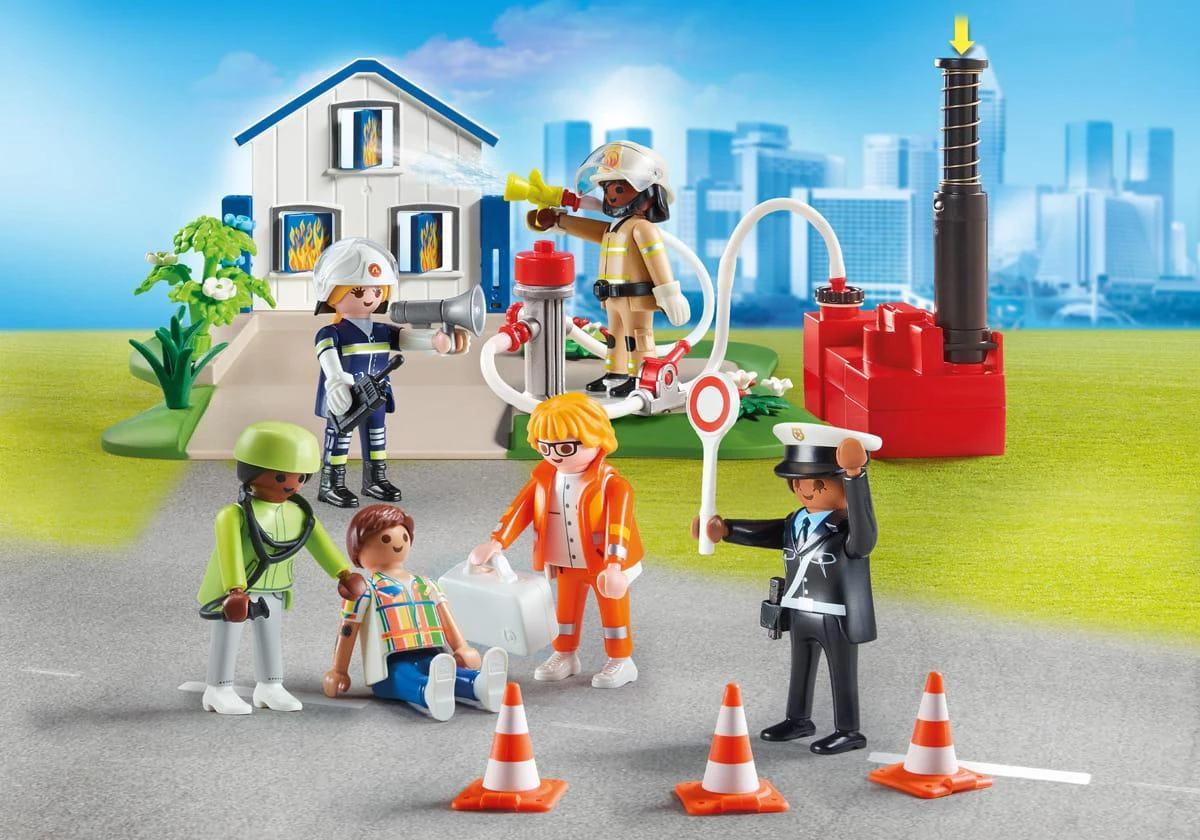 Playmobil My Figures gelbėjimo figūrėlės kaladėlėms 120 dalių ZA 5433