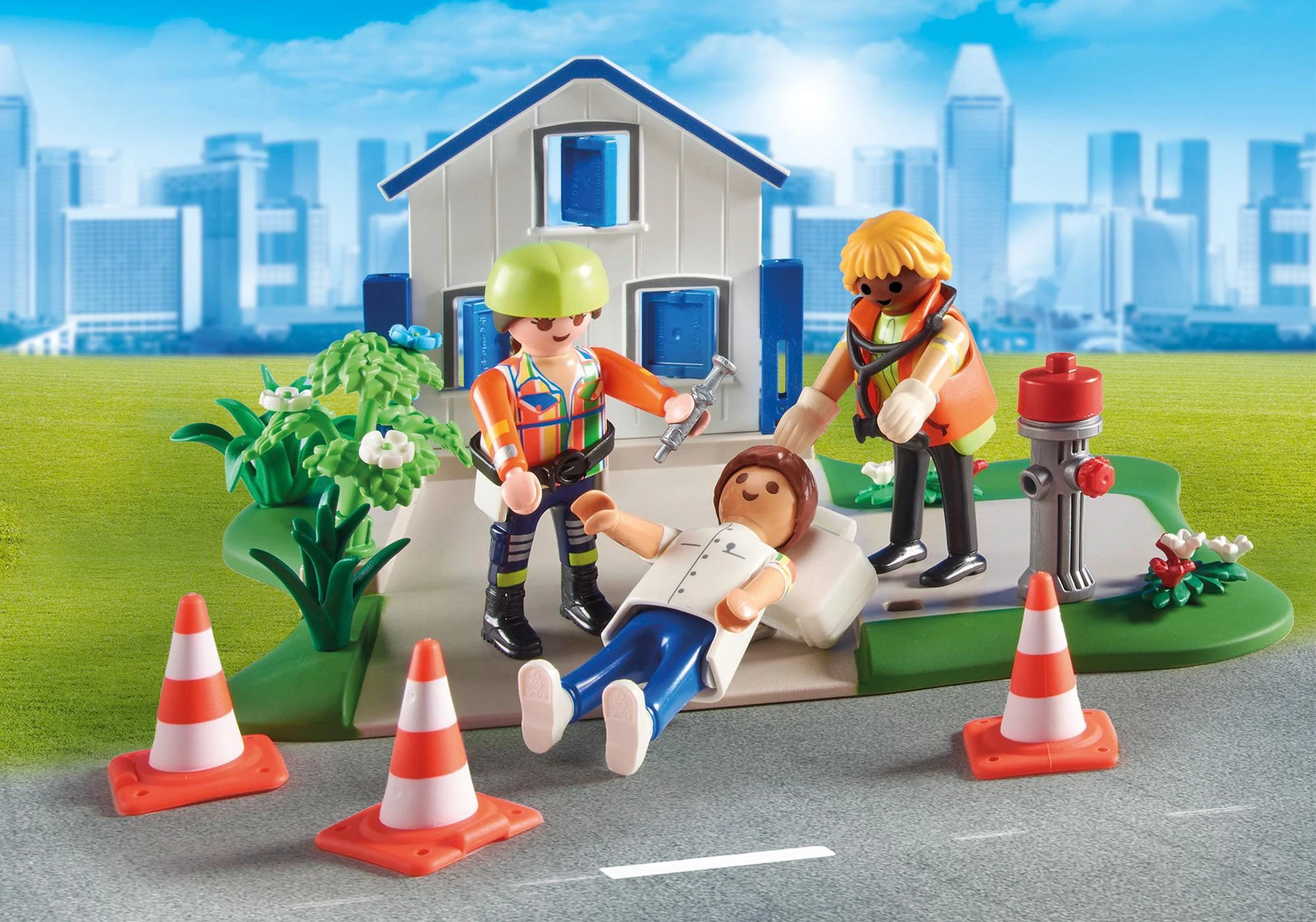 Playmobil My Figures gelbėjimo figūrėlės kaladėlėms 120 dalių ZA 5433