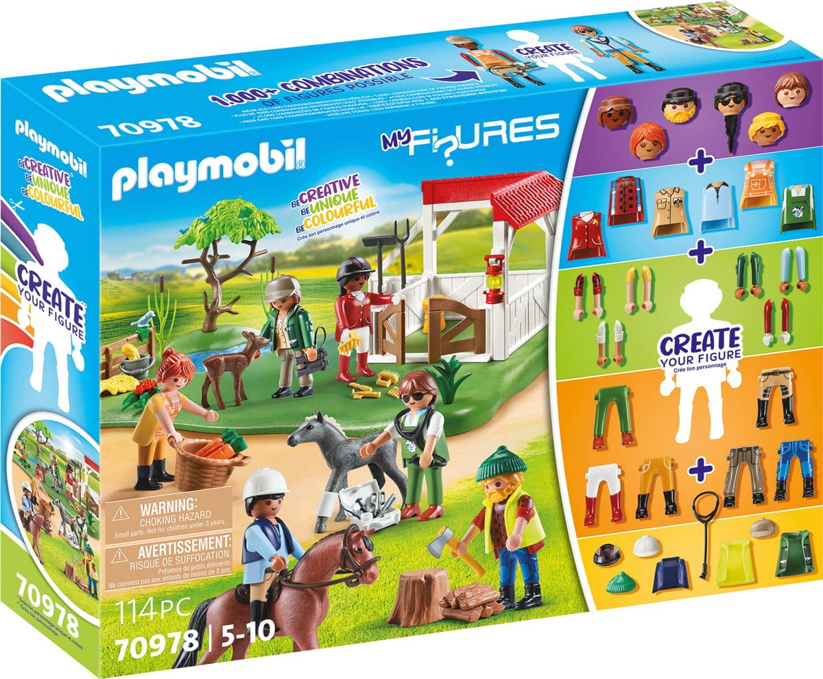 Žaidimų rinkinys Playmobil 70978 Mano figūrėlės: Arklių ranča