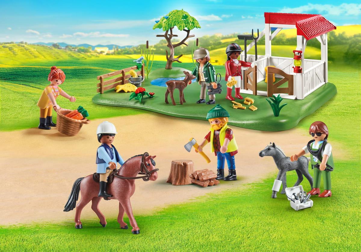 Žaidimų rinkinys Playmobil 70978 Mano figūrėlės: Arklių ranča