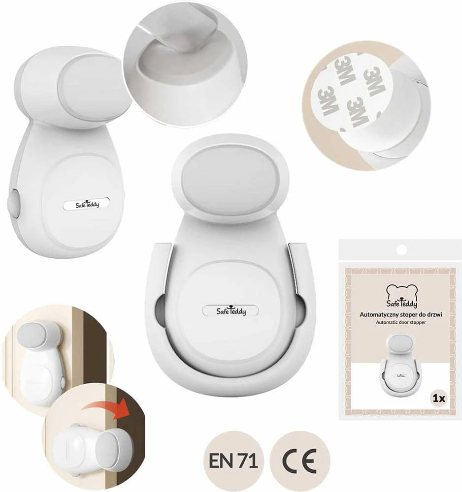 SafeTeddy – automatinis chronometras, durų stabdys