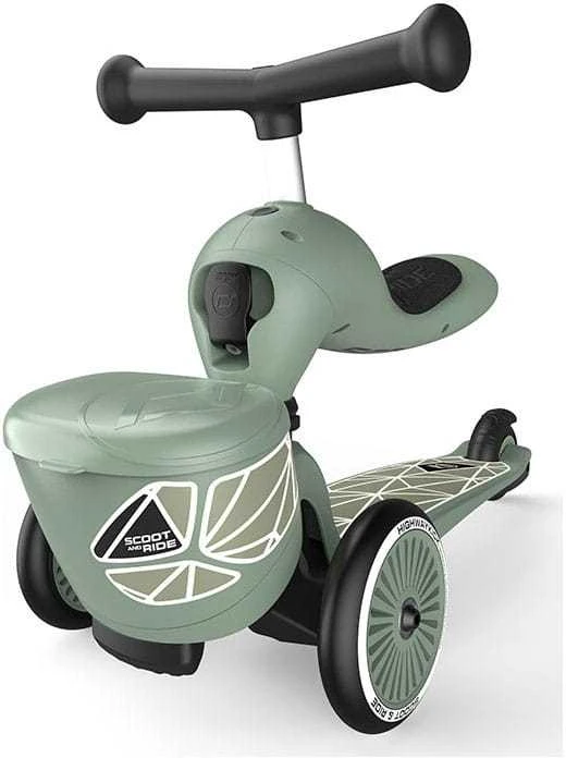 Scoot and Ride Scoot & Ride Highwaykick1 - paspirtukas, jeździk 2w1 | Žaliosios gyvenimo būdo linijos