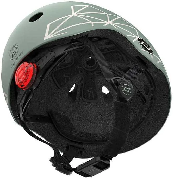 Scoot and Ride Scoot & Ride Kask XXS-S Žalias Lines