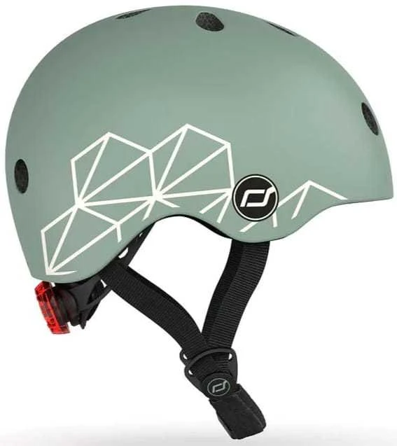 Scoot and Ride Scoot & Ride Kask XXS-S Žalias Lines