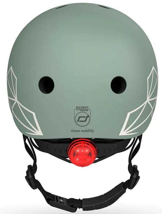 Scoot and Ride Scoot & Ride Kask XXS-S Žalias Lines