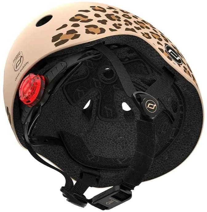 Scoot and Ride Scoot & Ride Kask XXS-S Leopard dviratis