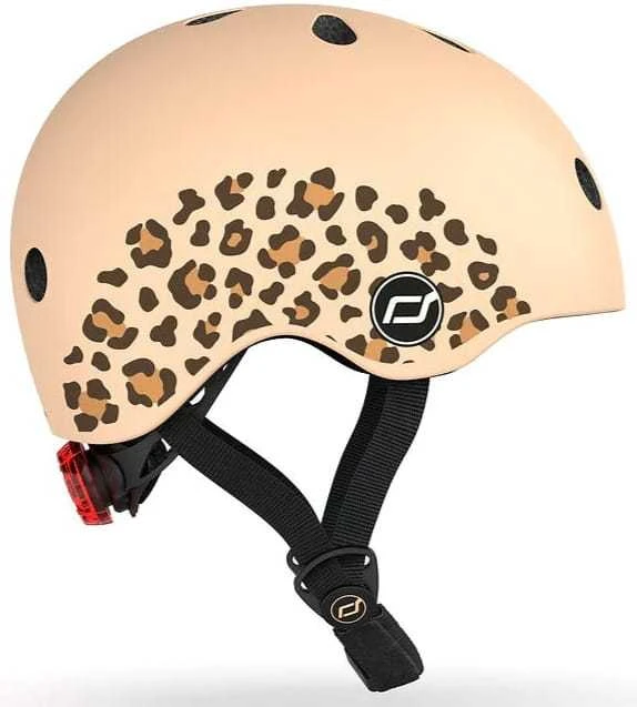 Scoot and Ride Scoot & Ride Kask XXS-S Leopard dviratis