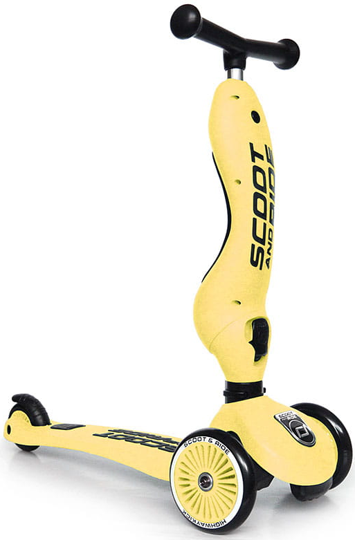Paspirtukas - balansinis dviratukas Scoot & Ride  Highwaykick 1 2in1 Lemon 96354