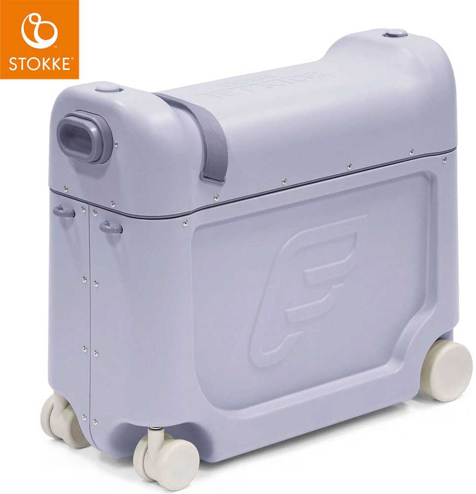 Kelioninis Stokke JetKids BedBox – vaikiškas lagaminas su lovos funkcija | Arctic Mėlyna