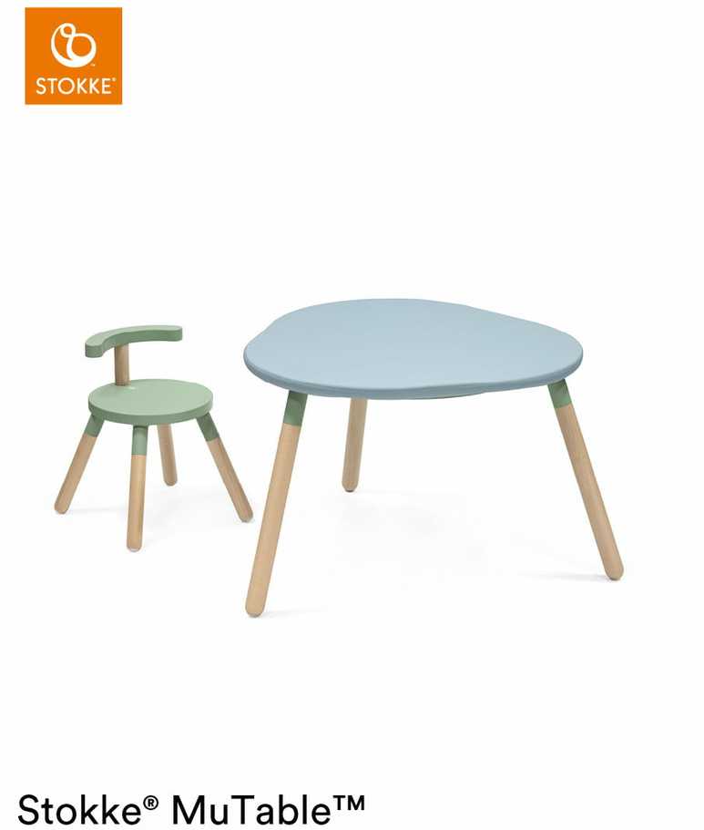 Dėlionė Stokke MuTable Silicone Cover V2 - nakładka ochronna na stolik MuTable V2 | Slate Mėlyna