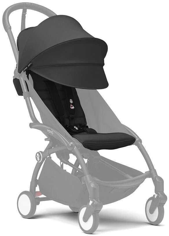 Stokke Yoyo 3 spalvų rinkinys - spalvų rinkinys, vežimėlio užvalkalai | Juoda