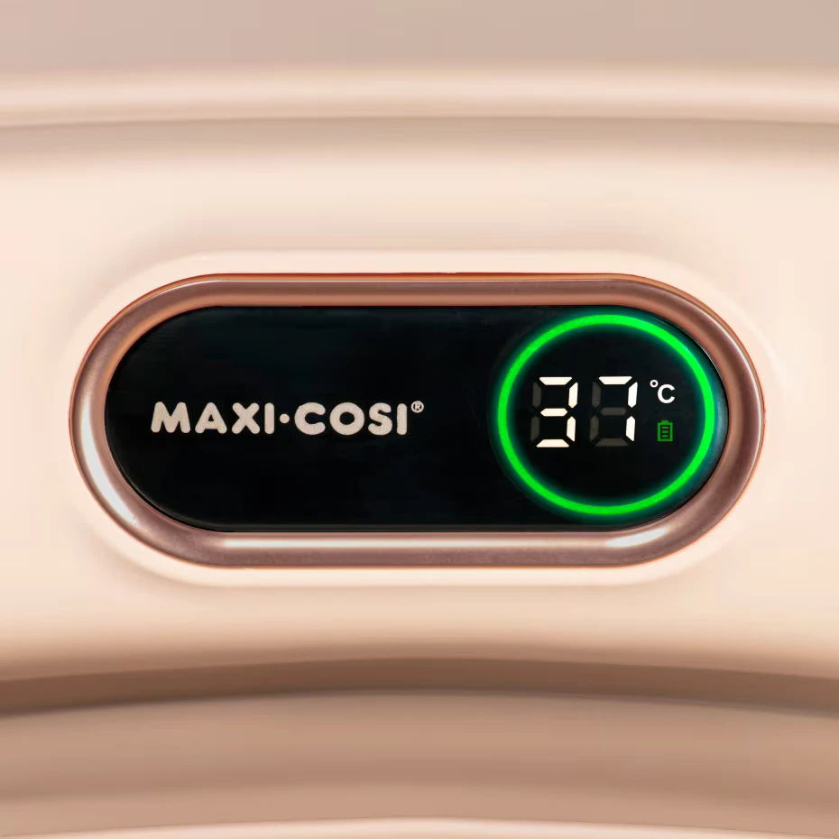 Sulankstoma kūdikio vonelė su termometru „Maxi-Cosi Indigo Plus“, rusvos spalvos