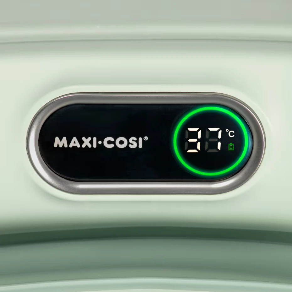Sulankstoma kūdikio vonelė su termometru „Maxi-Cosi Indigo Plus“, žalios spalvos