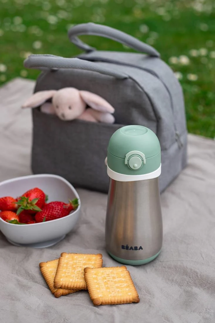 Beaba metalinė gertuvė nuo 18 mėn., 350 ml, spalva: žalia aprašymas - Prekės nuotrauka