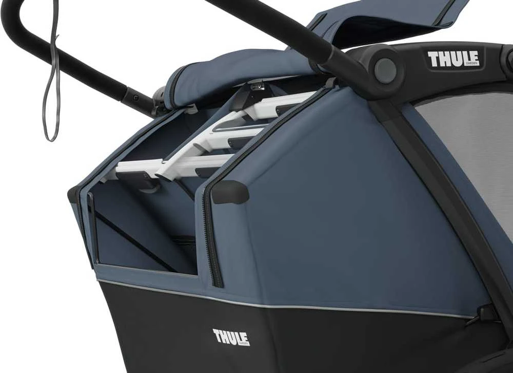 THULE Chariot Cab 2 - dviračio priekaba, 2in1 dviračio priekaba | Tamsiai pilka