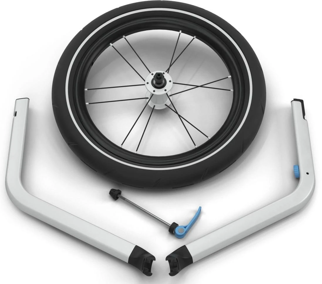 Thule Chariot Jogging Kit 2 rinkinys, juodos/aliuminio spalvos