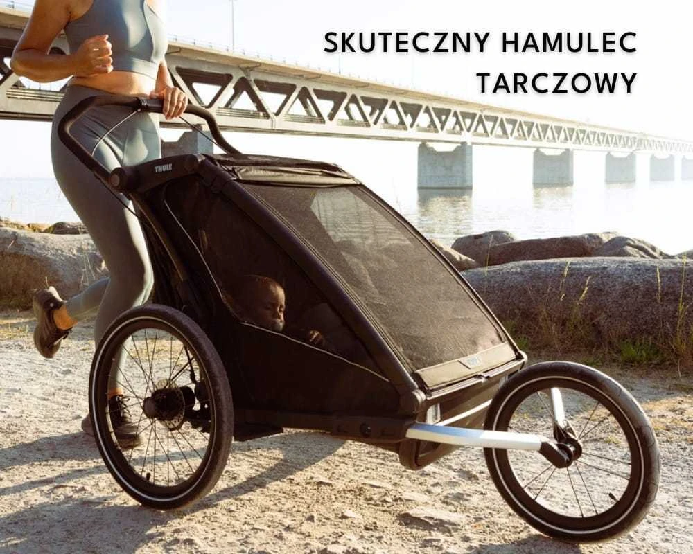 Thule Chariot Sport 2 Dviguba dviračio priekaba | G3 natūralus auksas