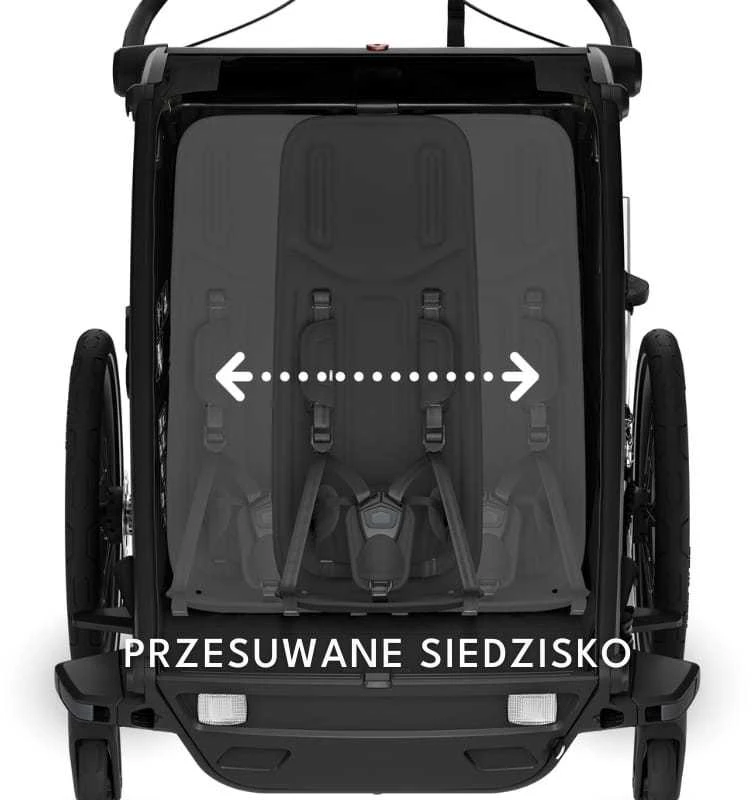 Thule Chariot Sport 2 Dviguba dviračio priekaba | G3 natūralus auksas